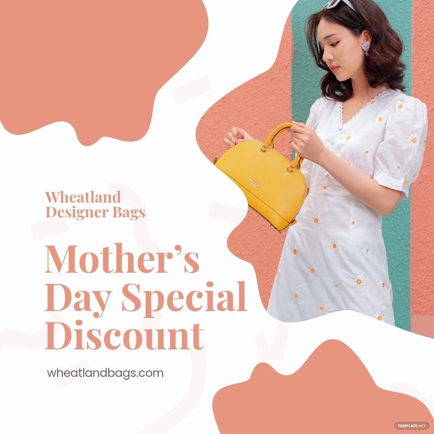 Mother's Day Discount Linkedin Post Template