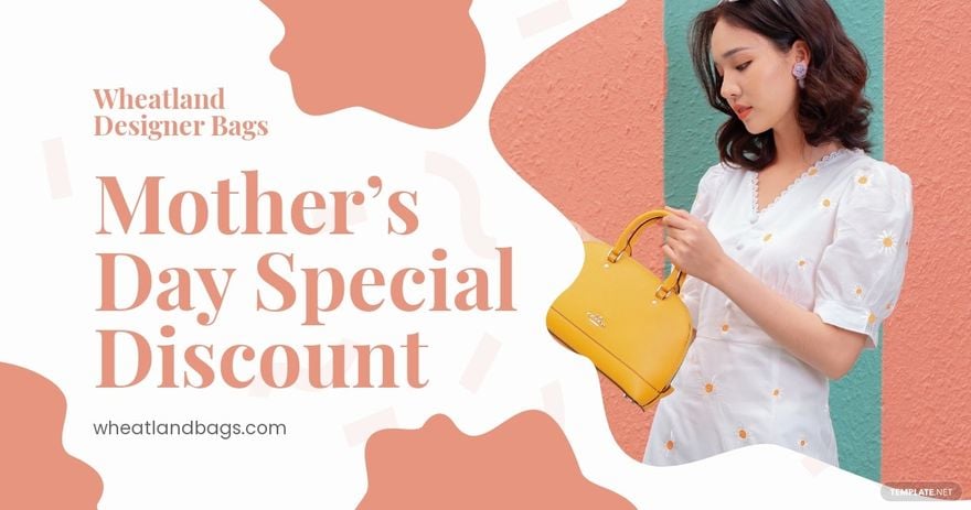 Mother's Day Discount Facebook Post Template