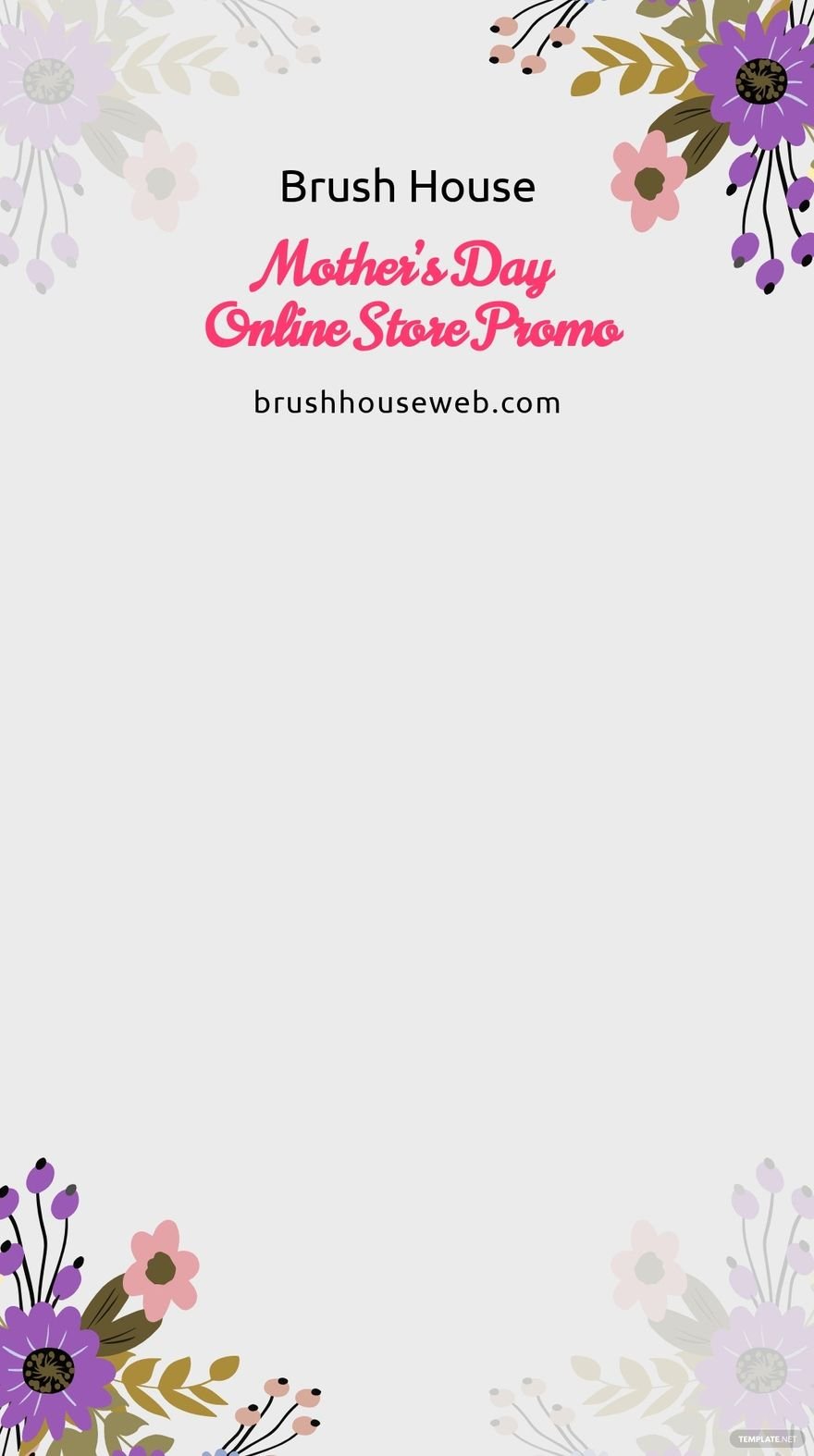 Mother's Day Online Promo Snapchat Geofilter Template