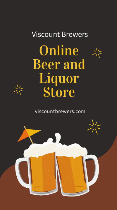 Free Online Beer Store Instagram Story Template to Edit Online