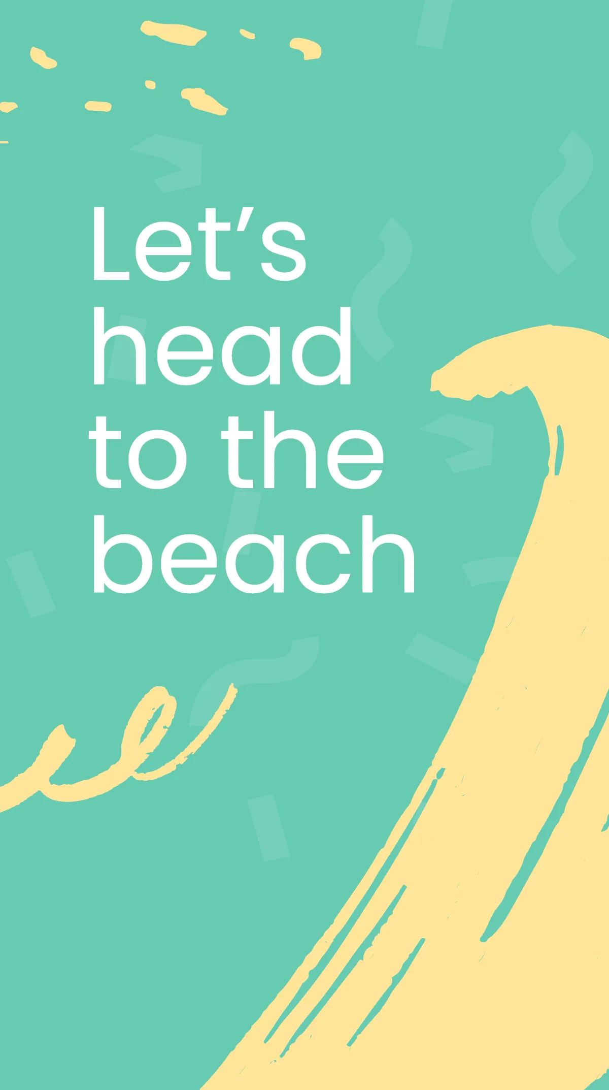 Free Beach Vibes Instagram Story Template to Edit Online