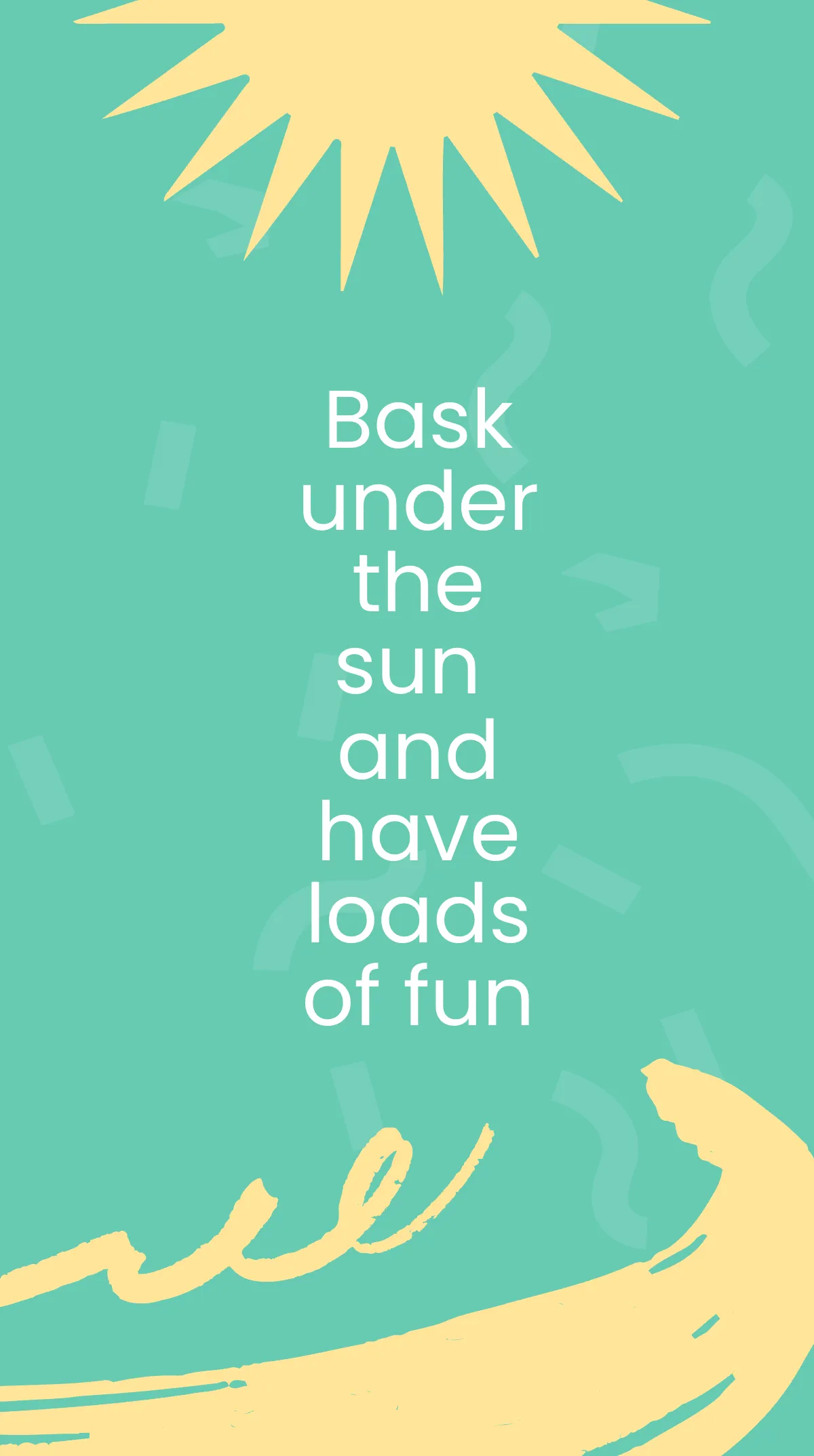 Free Beach Vibes Instagram Story Template to Edit Online