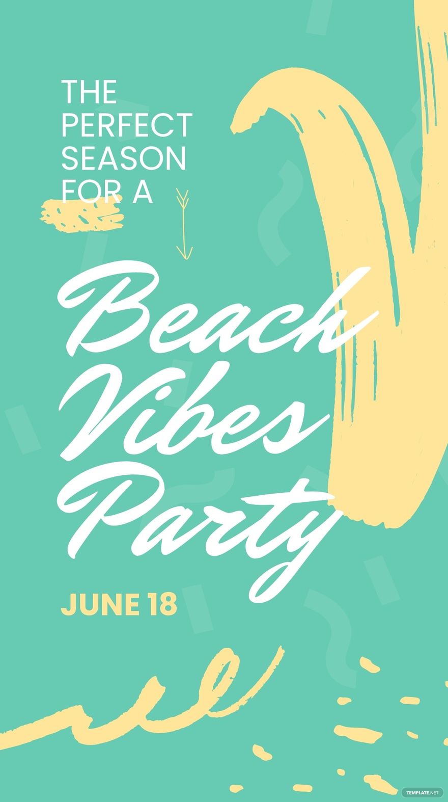 Free Beach Vibes Instagram Story Template