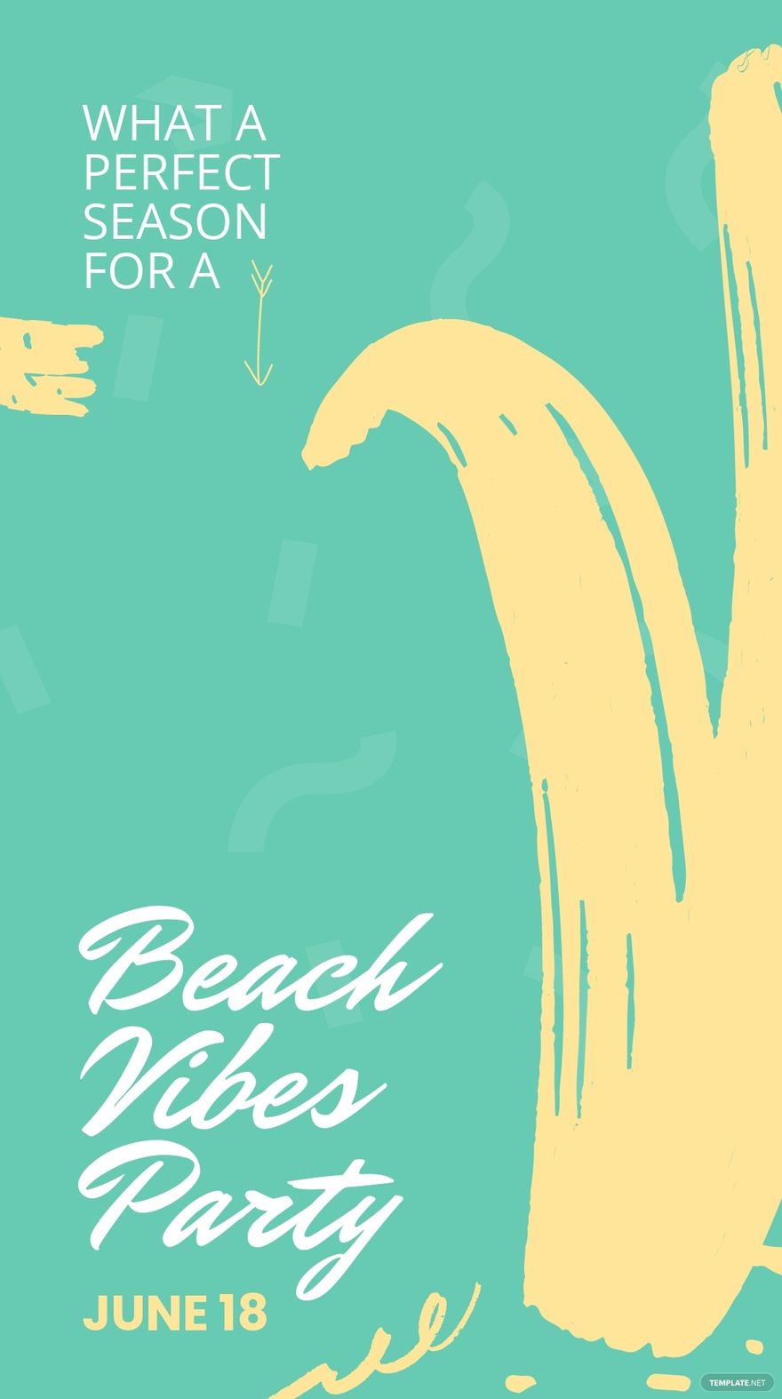 Beach Vibes Snapchat Geofilter Template