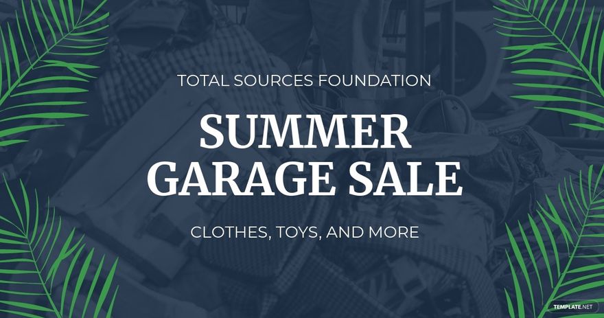 Garage Sale Facebook Posts Templates - Design, Free, Download