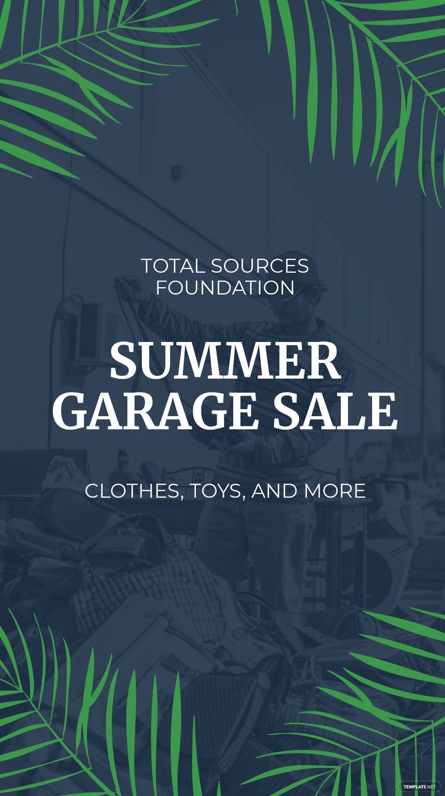 Summer Garage Sale Instagram Story Template - Edit Online & Download