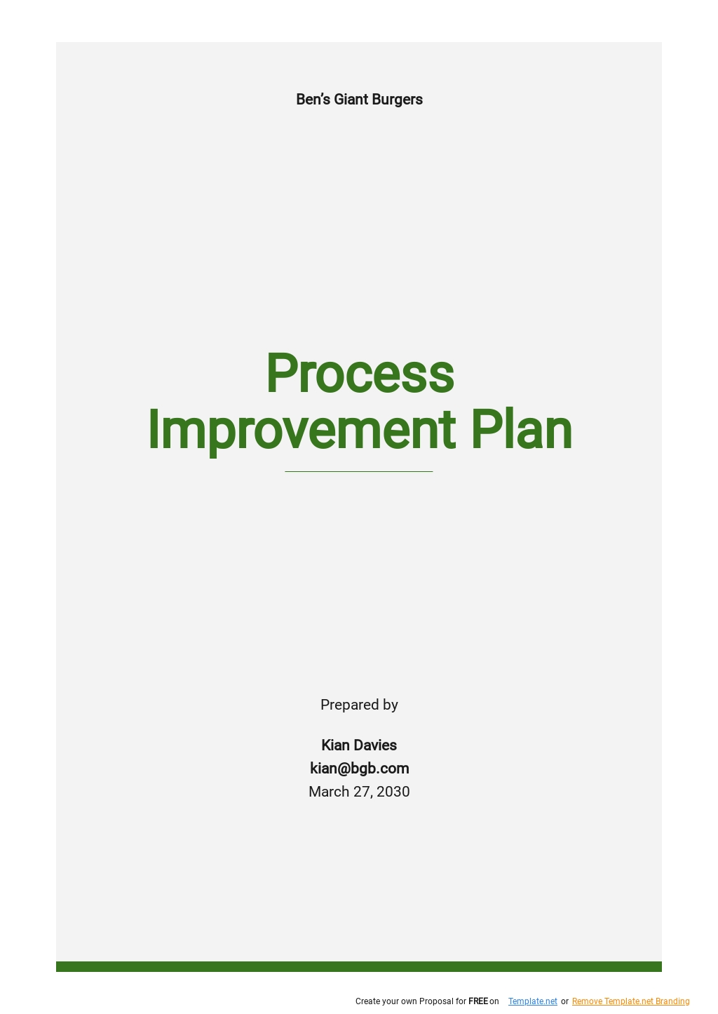 FREE Sample Process Improvement Plan Template.jpe