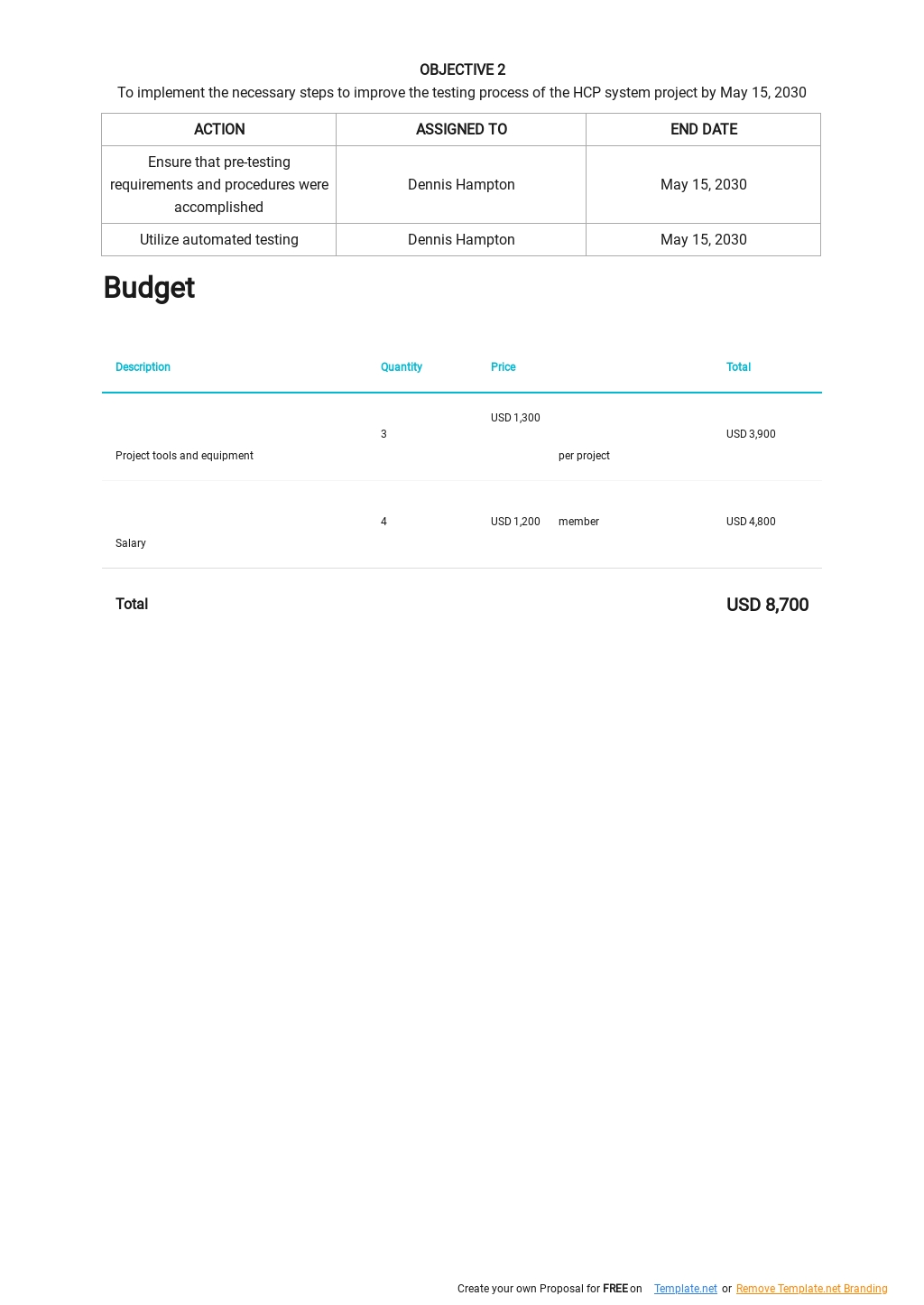 Process Improvement Project Plan Template - Google Docs, Word, Apple ...