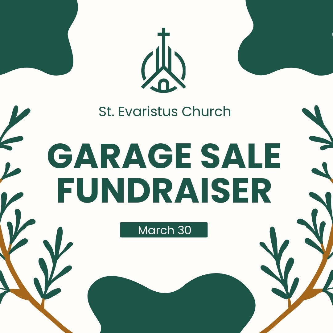 Church Garage Sale Instagram Post Template