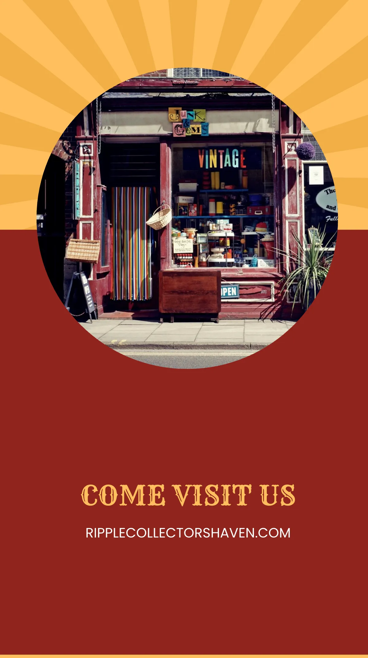Free Vintage Garage Sale Instagram Story Template to Edit Online