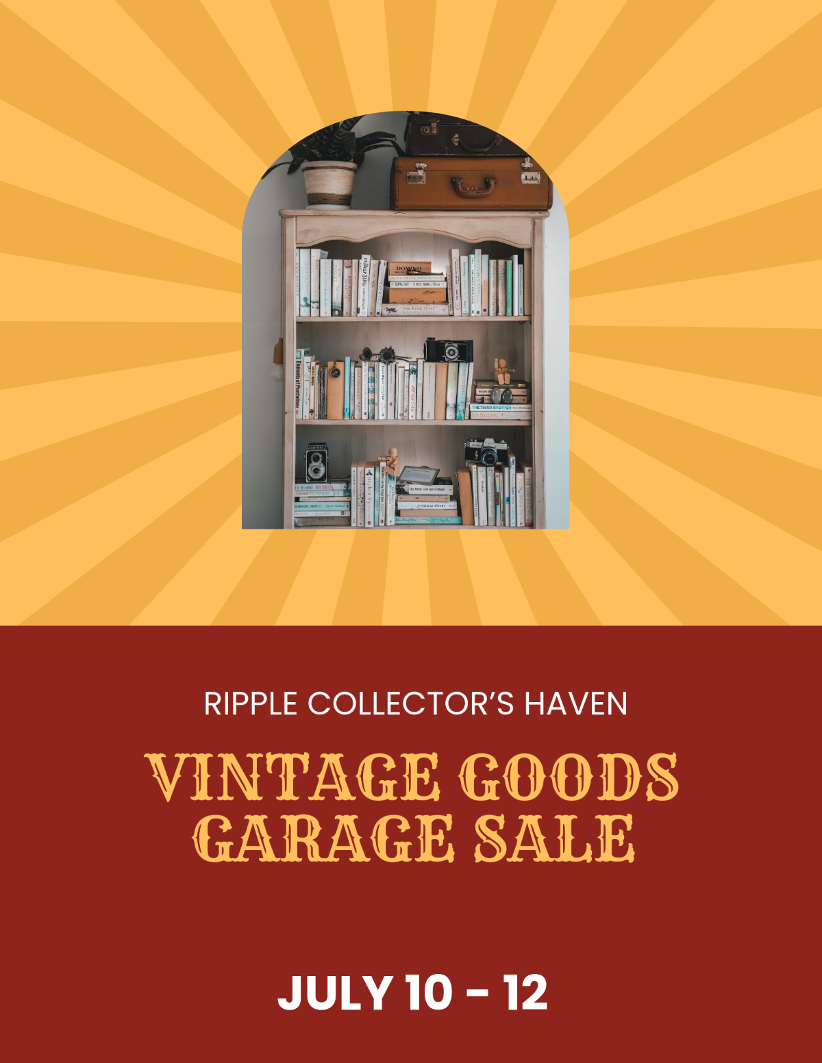 Free Vintage Garage Sale Flyer Template to Edit Online