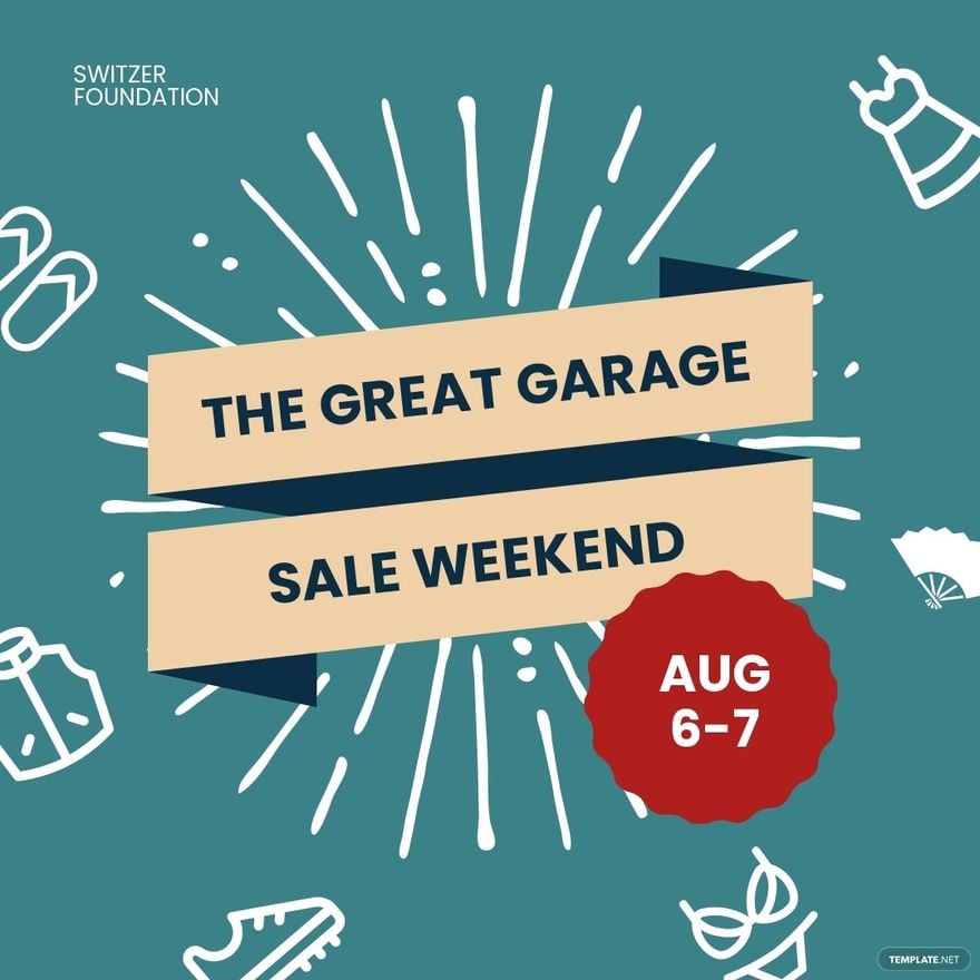 Garage Sale Event Instagram Post