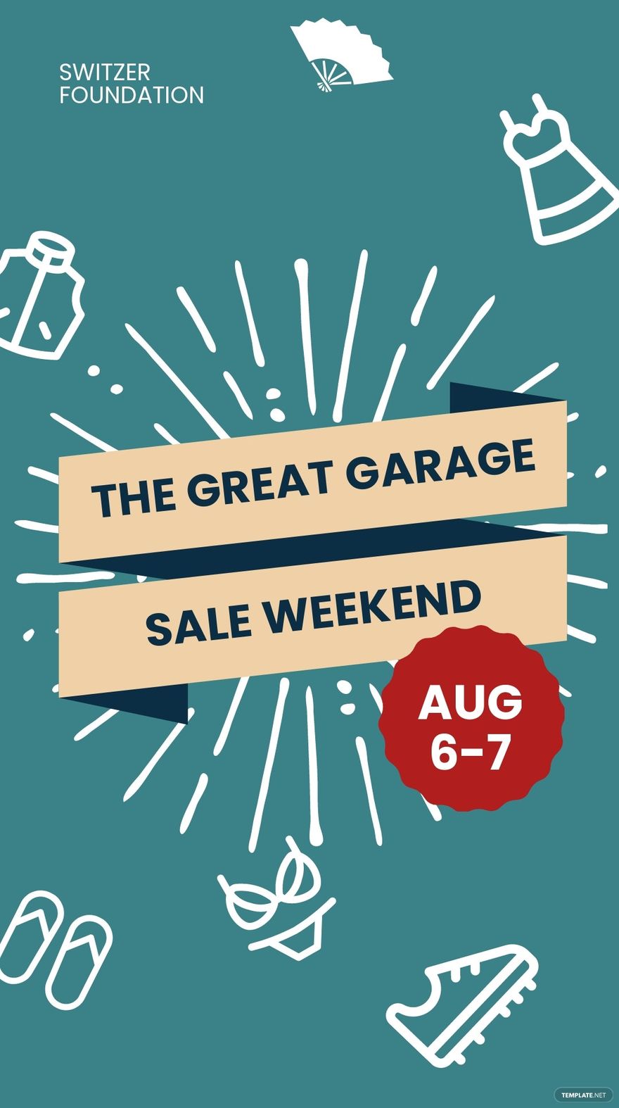 Free Garage Sale Event Instagram Story Template