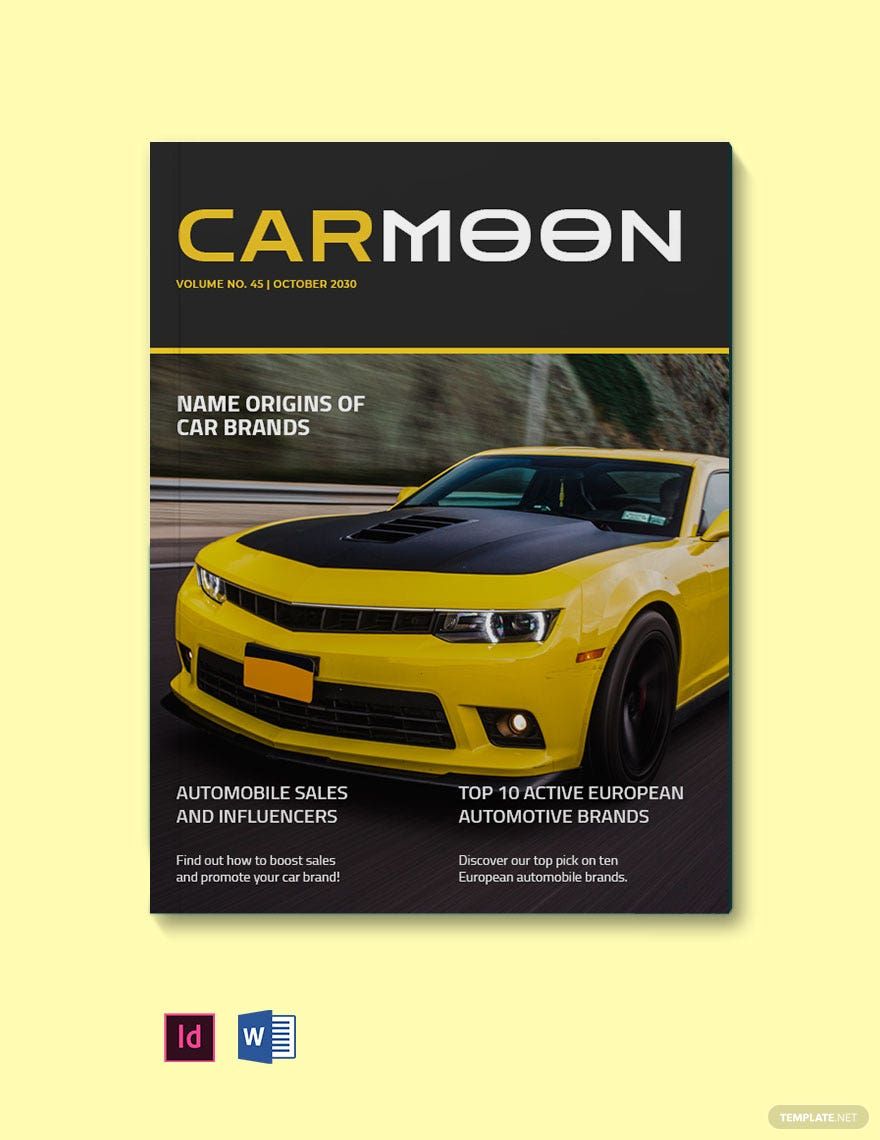 Automobile Quarterly Magazine Template