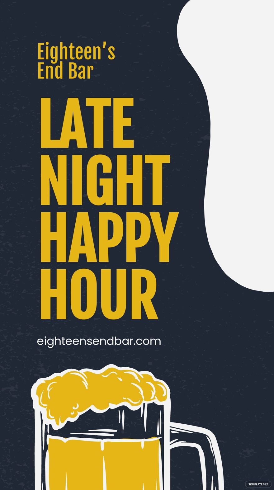 Late Night Happy Hour Instagram Story