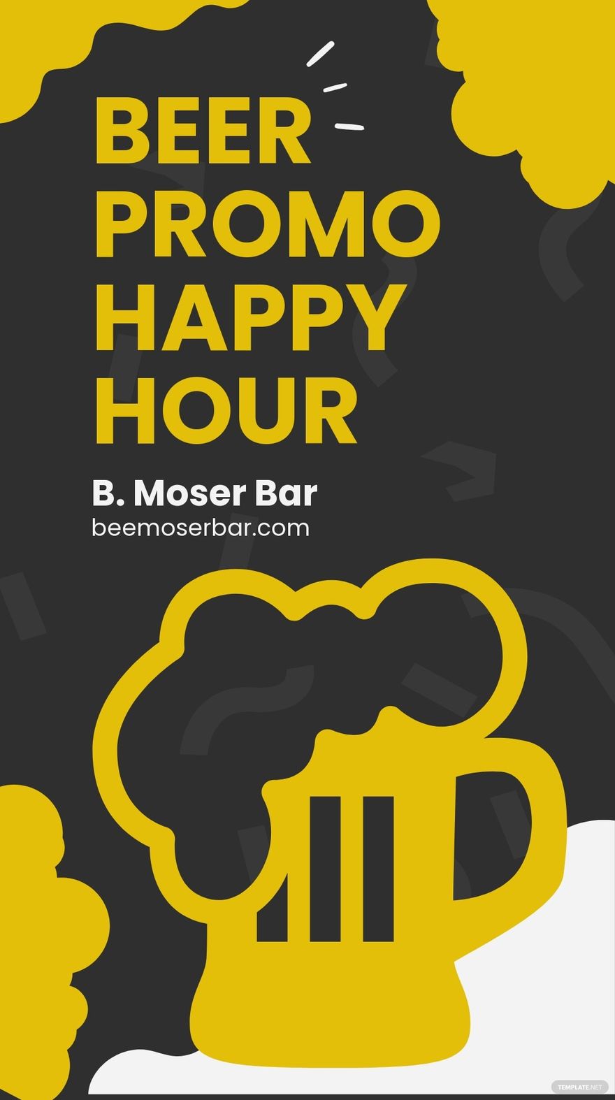 Happy Hour Beer Promotion Instagram Story Template