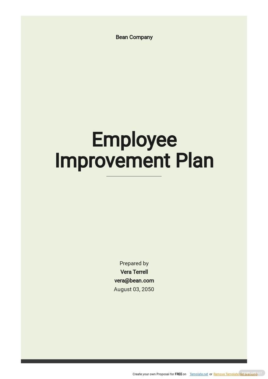 Employee Improvement Plan Template.jpe