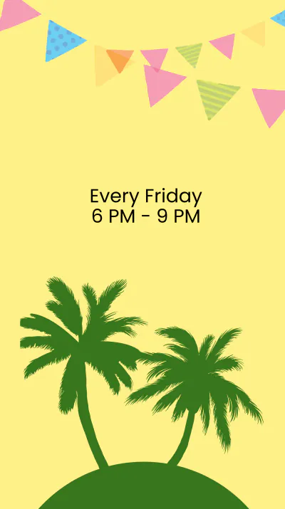 Free Happy Hour Event Instagram Story Template to Edit Online