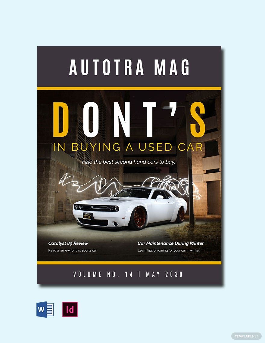 Auto Trader Magazine Template