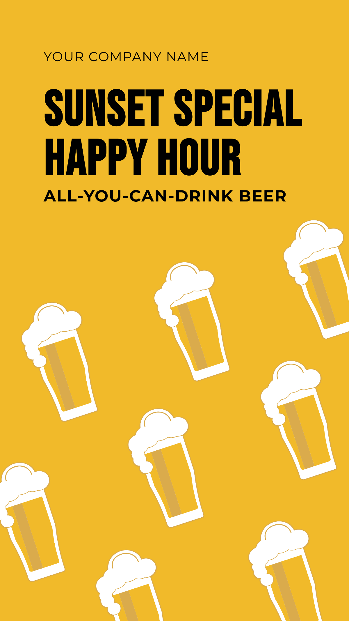 Free Special Happy Hour Instagram Story Template