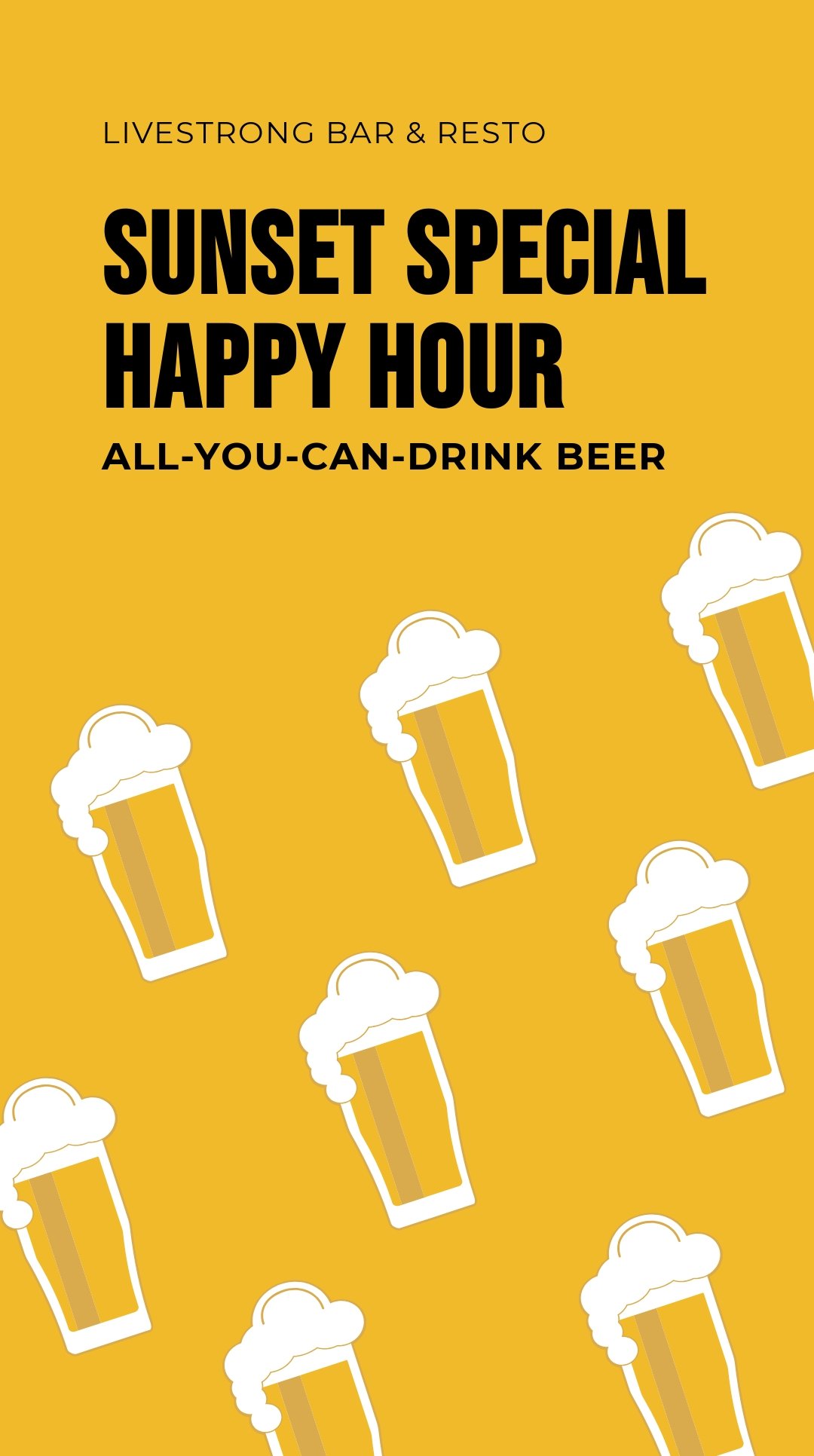 Special Happy Hour Instagram Story Template