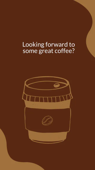 Free Coffee Shop Grand Opening Instagram Story Template to Edit Online