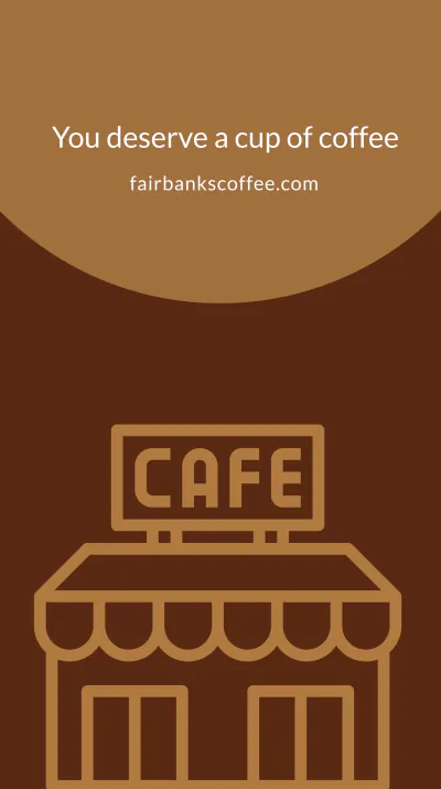 Free Coffee Shop Grand Opening Instagram Story Template to Edit Online