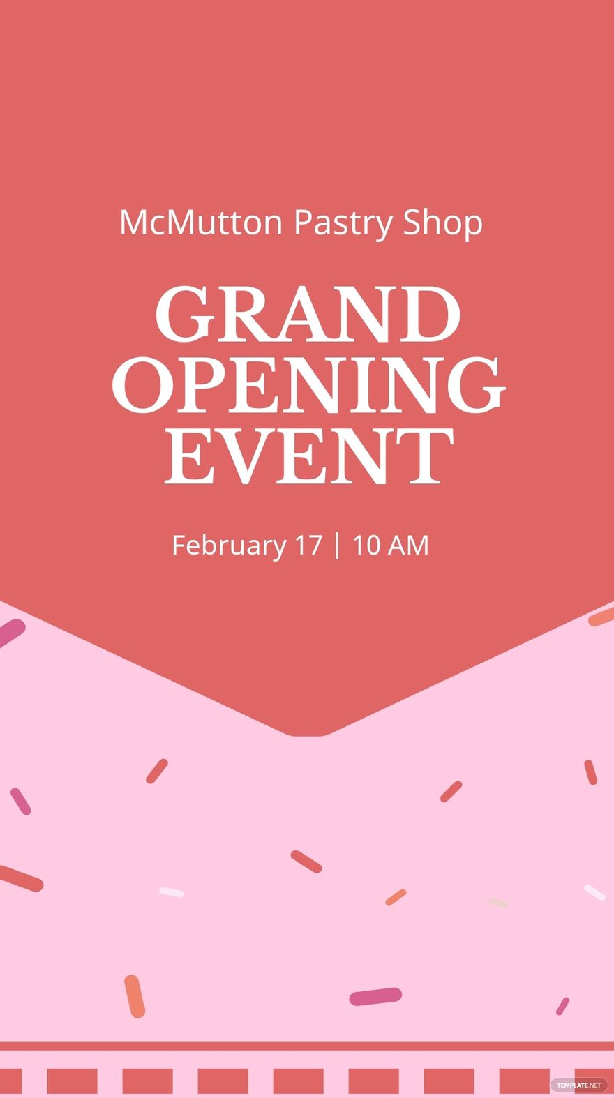 Grand Opening Event Whatsapp Post Template