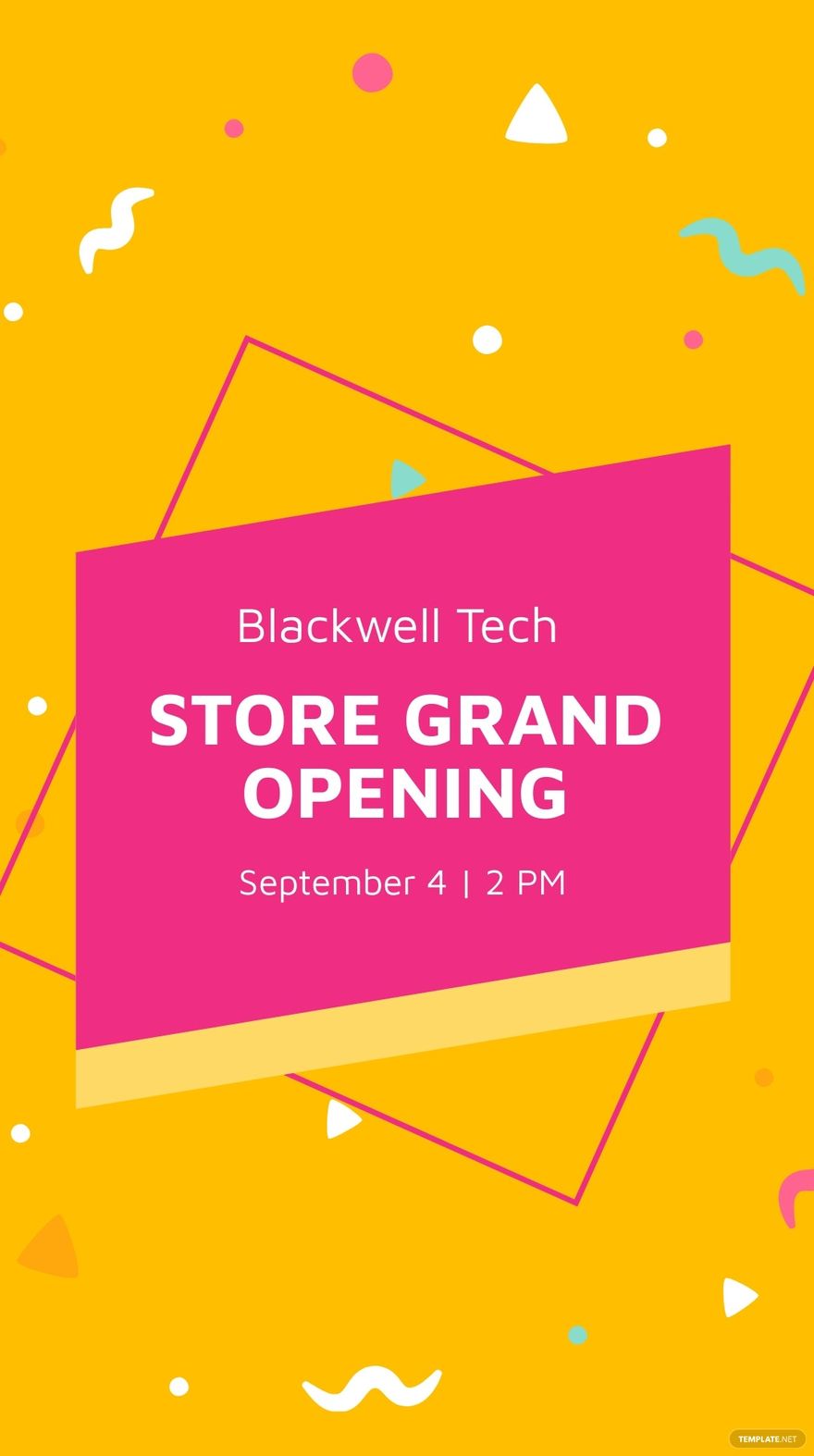 Store Grand Opening Whatsapp Post
