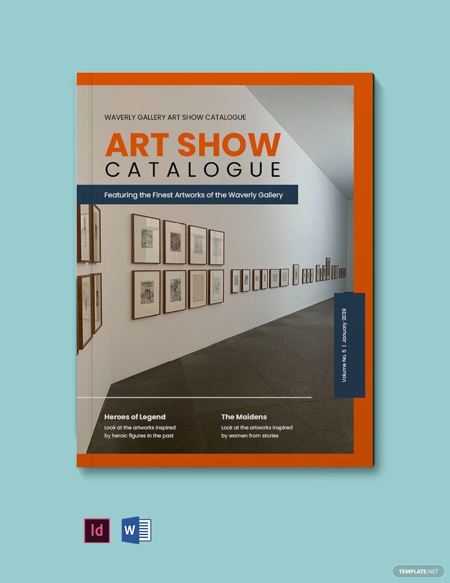 Art Show Catalogue Template