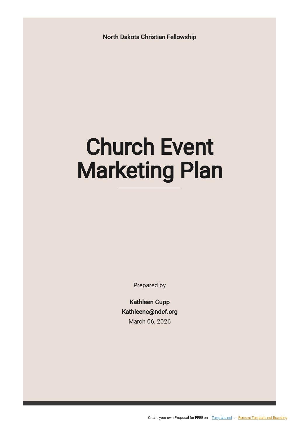 Church Project Plan Template [Free PDF] Google Docs, Word