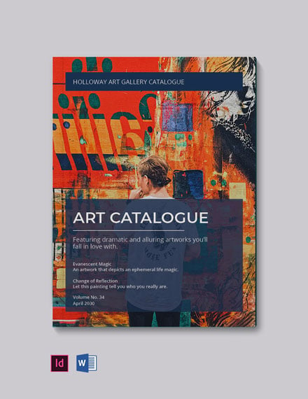 Art Catalogue Design Template