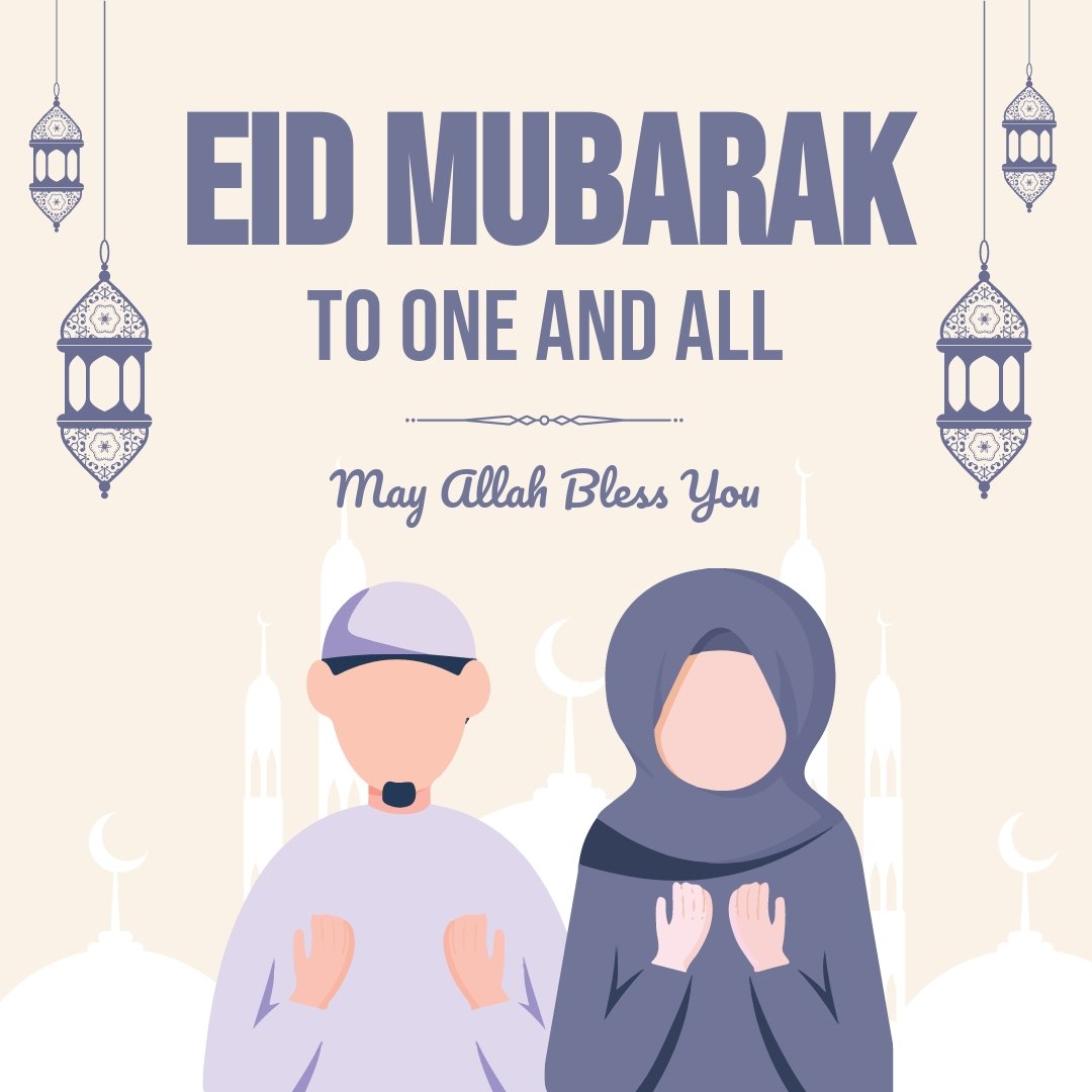 Eid Mubarak Instagram Post Template