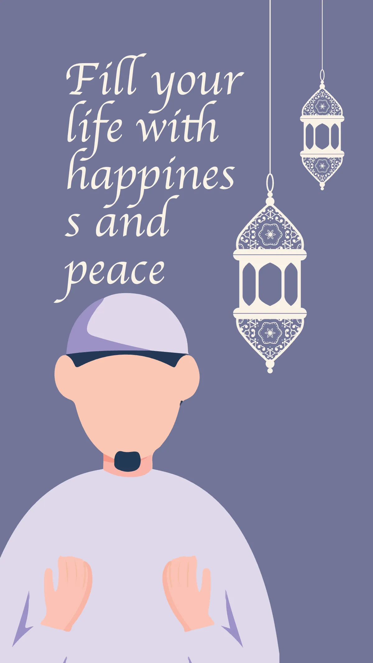 Free Eid Mubarak Instagram Story Template to Edit Online