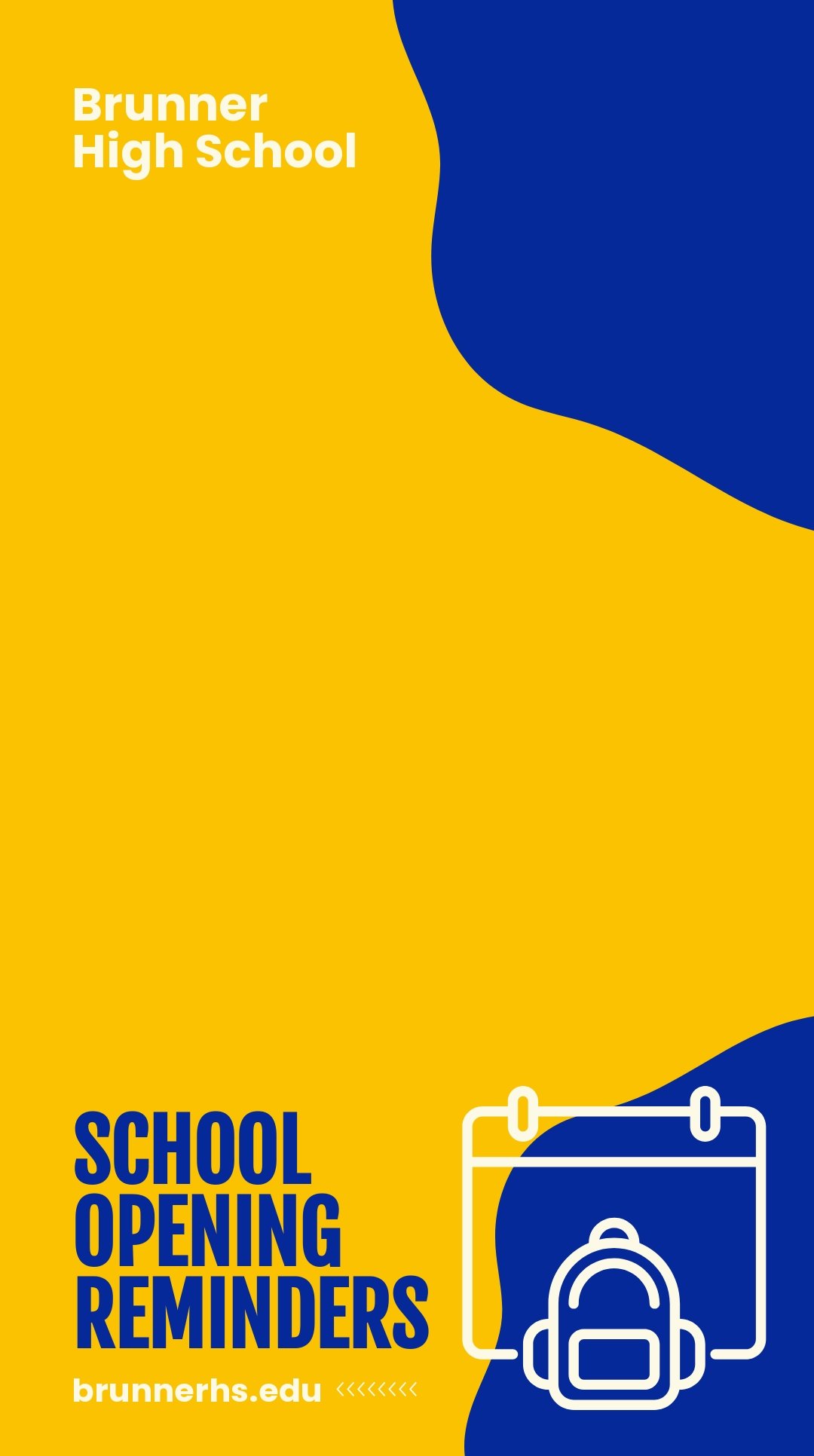 Back To School Reminder Snapchat Geofilter Template