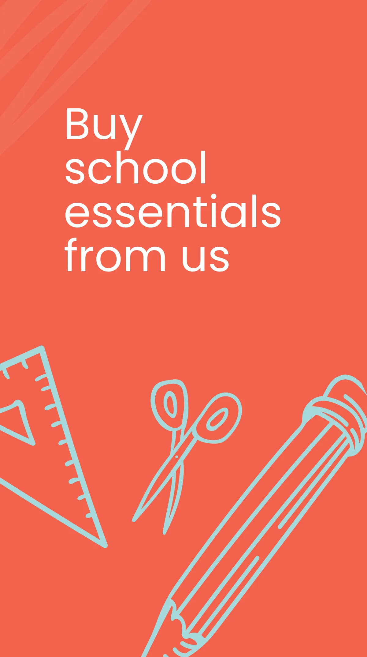 Free Back To School Ad Instagram Story Template to Edit Online