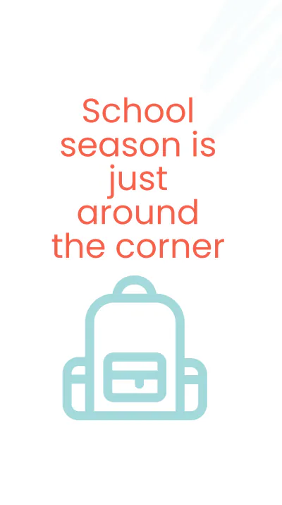 Free Back To School Ad Instagram Story Template to Edit Online