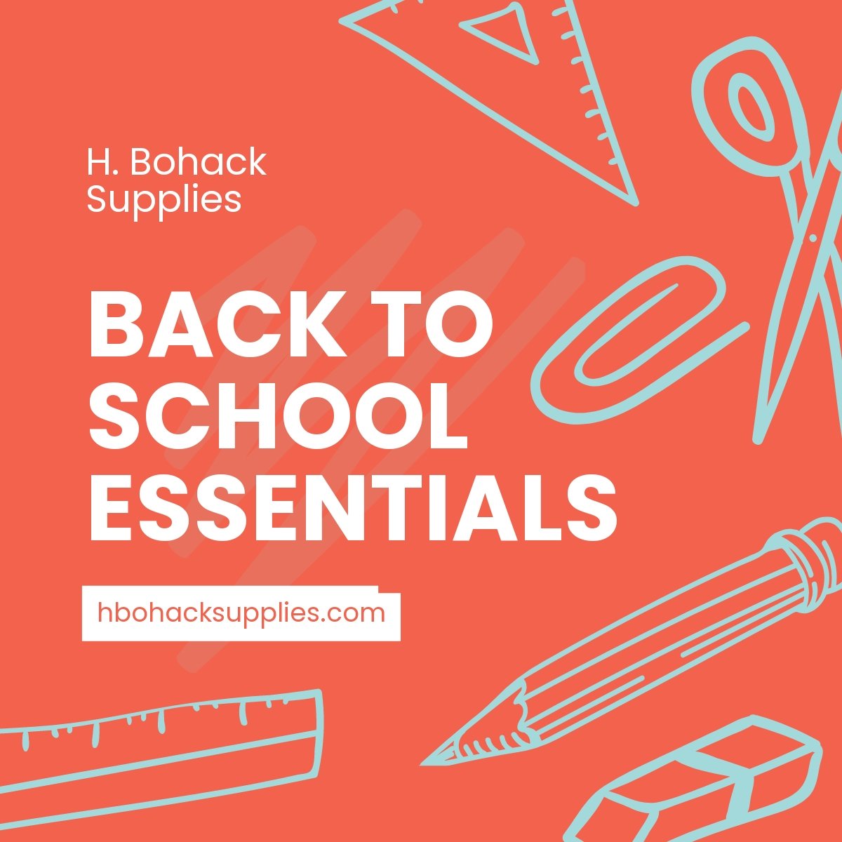 Free Back To School Ad Linkedin Post Template