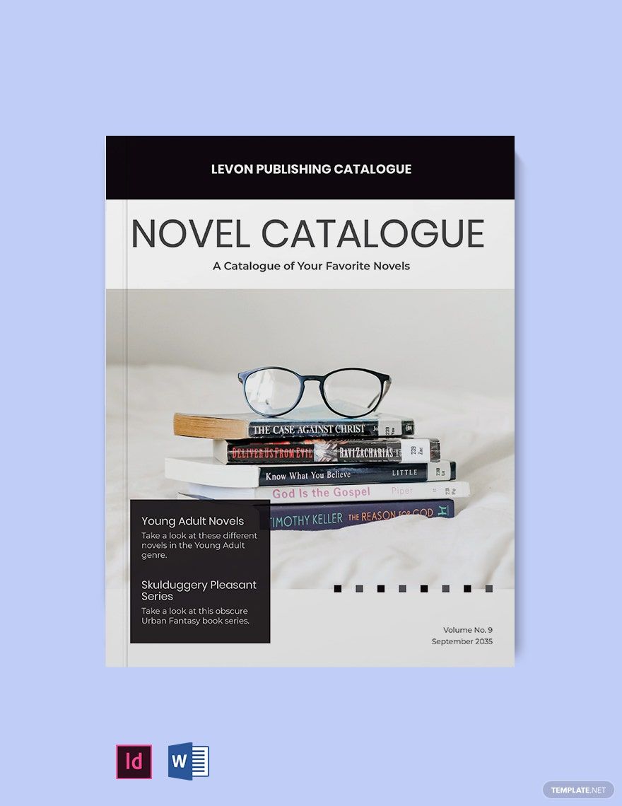 Book Publisher Catalog Template