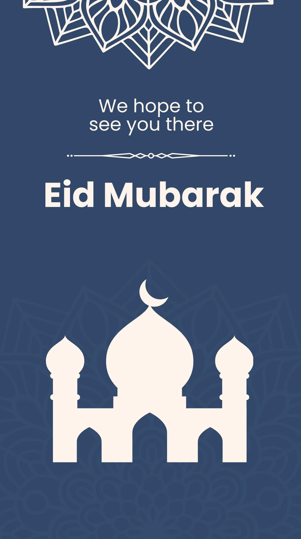 Free Eid Al Fitr Invitation Instagram Story Template to Edit Online