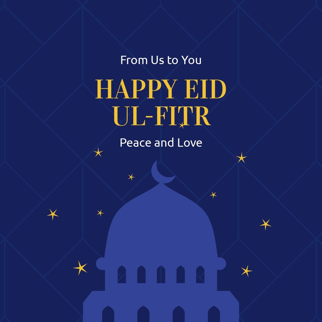 Happy Eid ul-Fitr Instagram Post Template