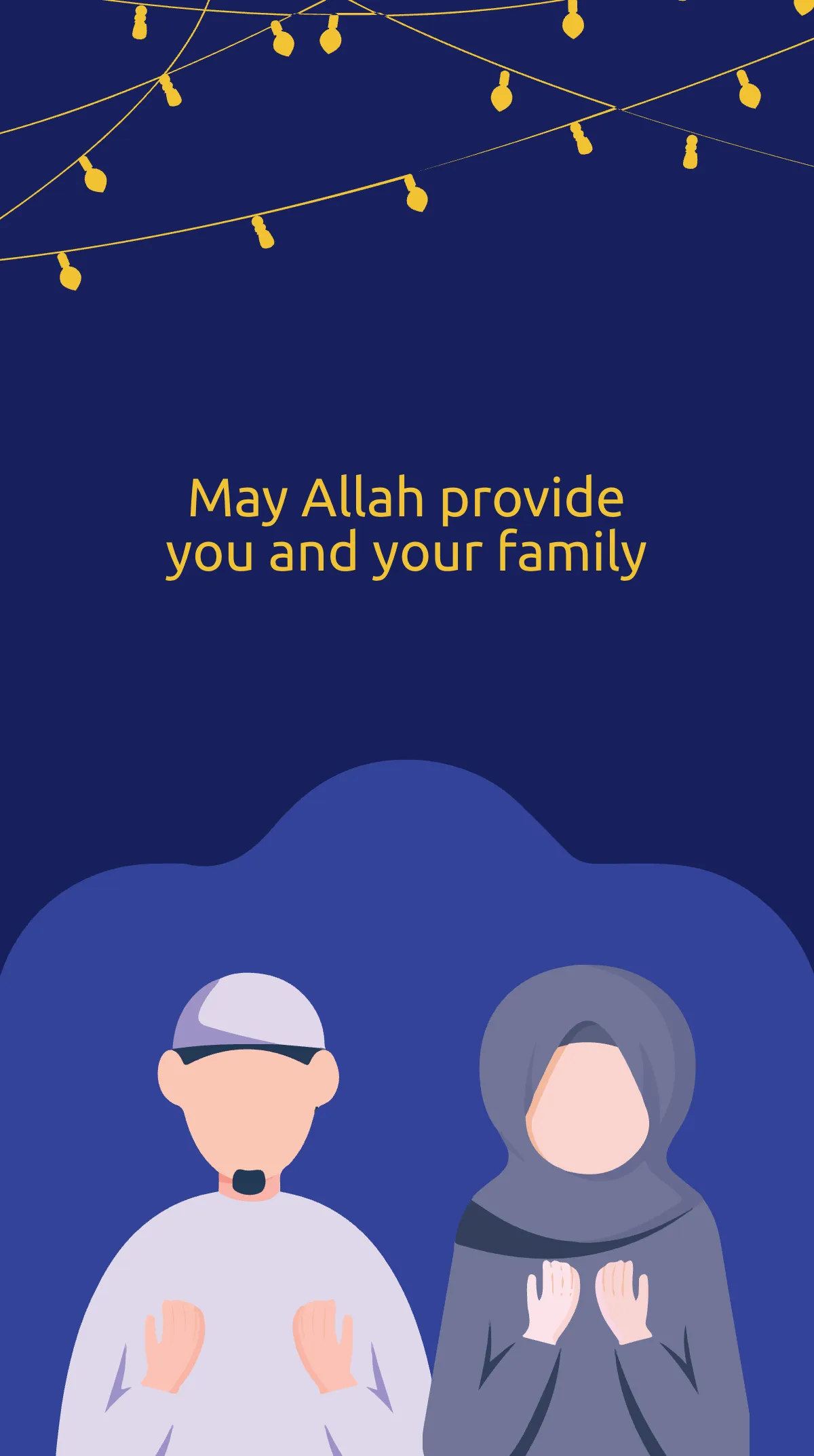 Free Happy Eid ul-Fitr Instagram Story Template to Edit Online