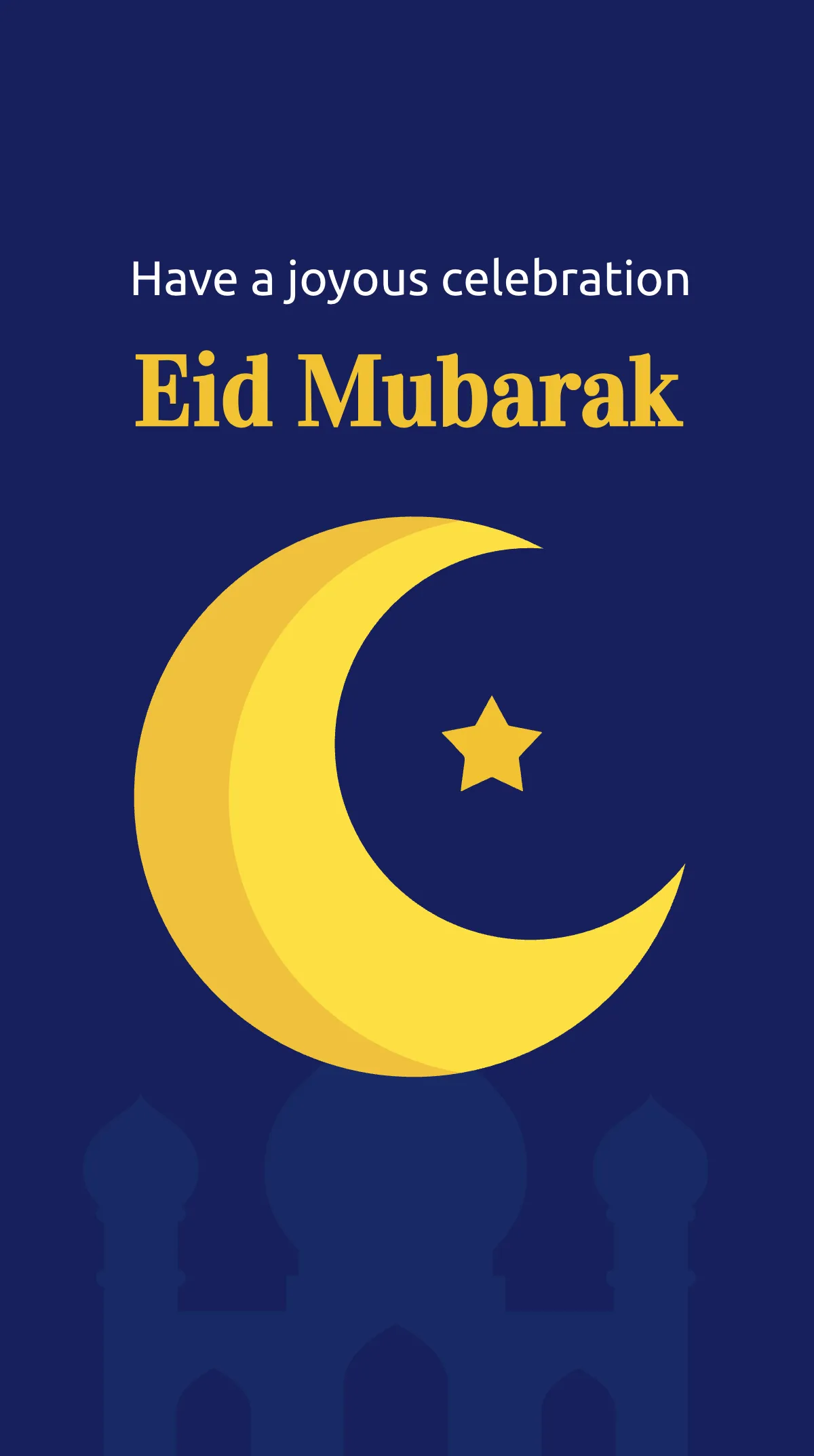 Free Happy Eid ul-Fitr Instagram Story Template to Edit Online