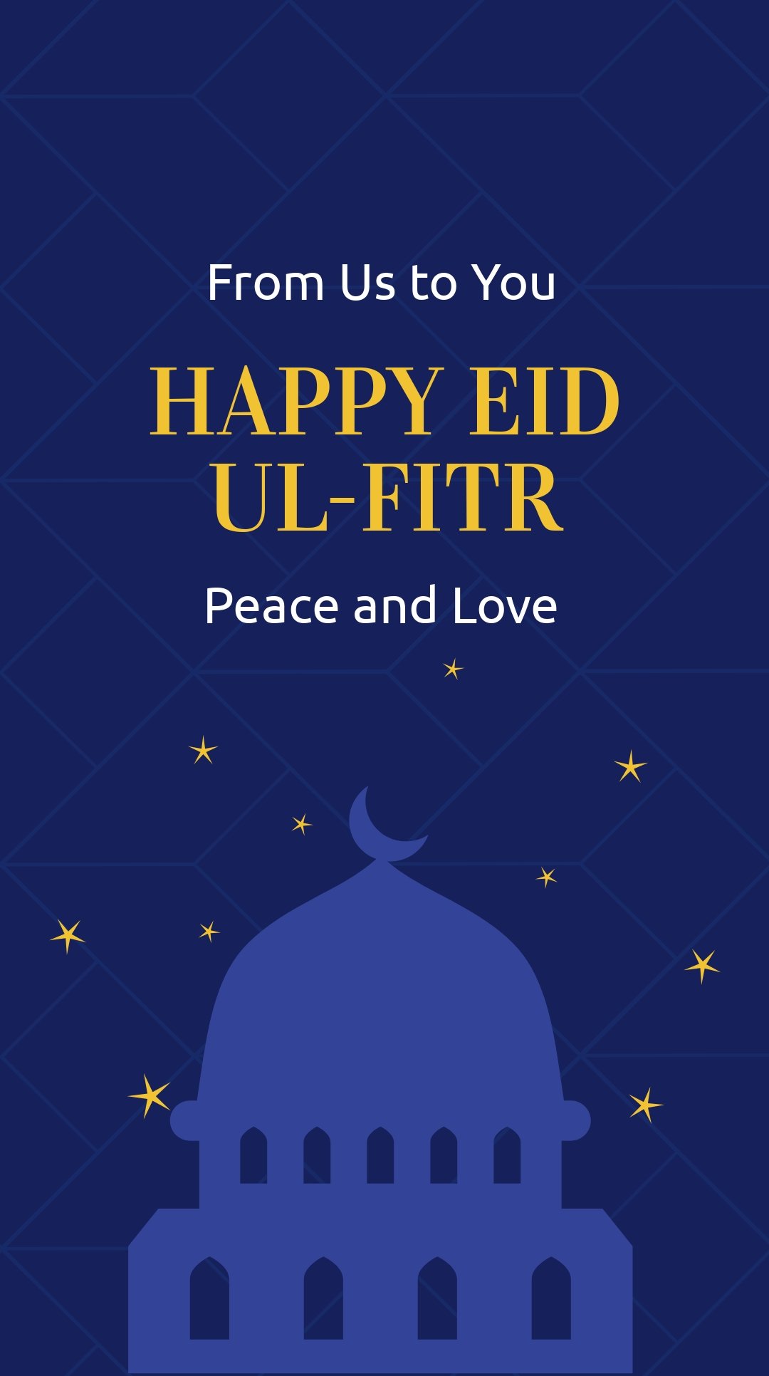 Happy Eid ul-Fitr Whatsapp Post Template