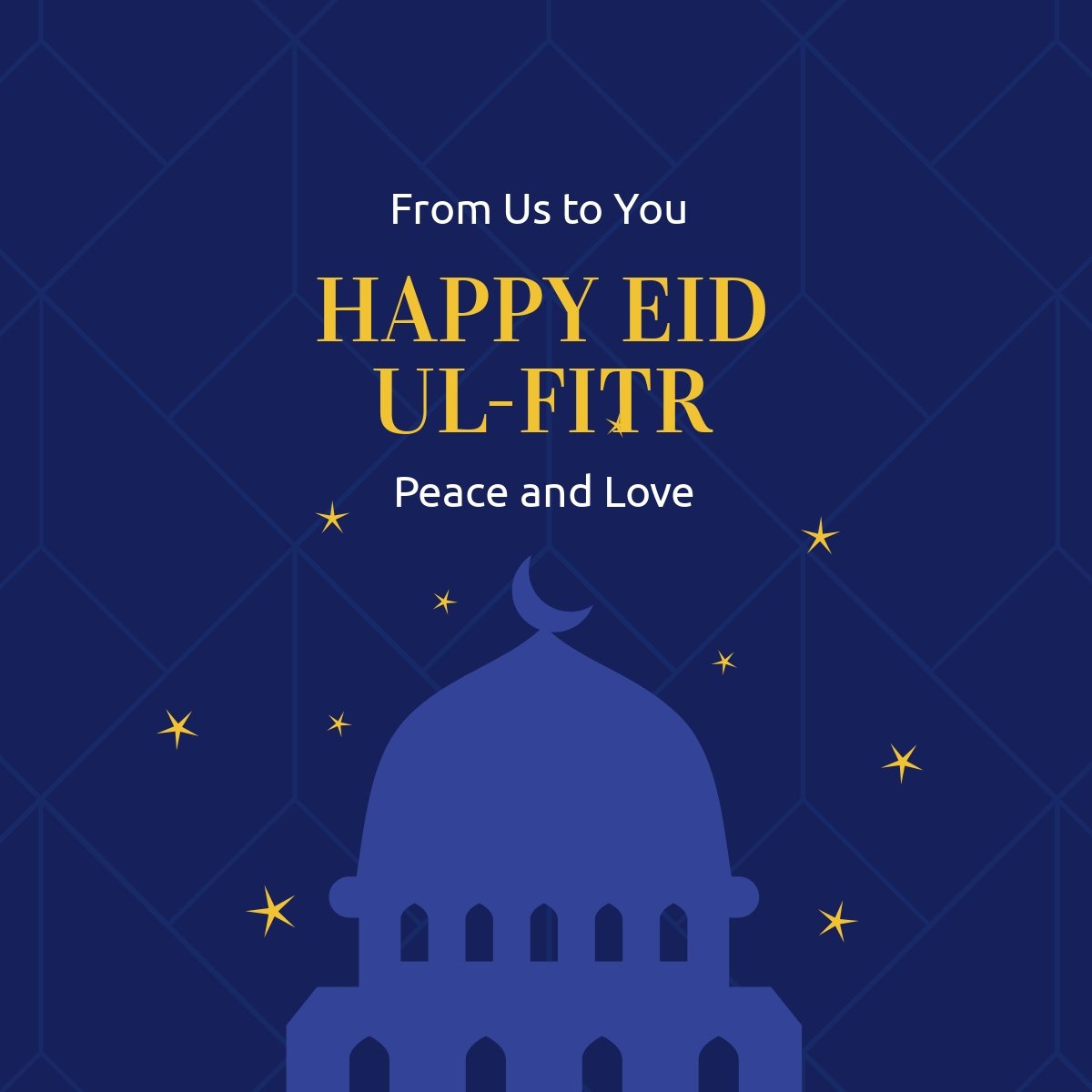 Happy Eid ul Fitr Linkedin Post Template.jpe