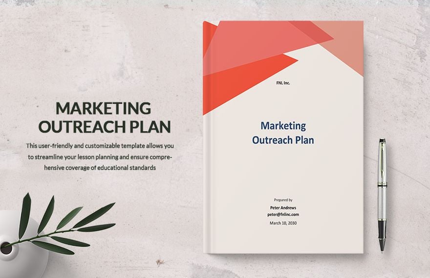 Marketing Outreach Plan Template