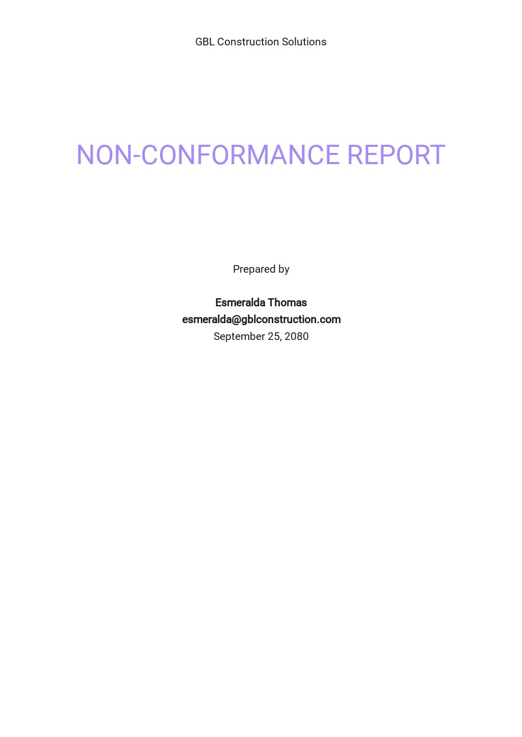 12+ FREE NonConformance Report Templates [Edit & Download]