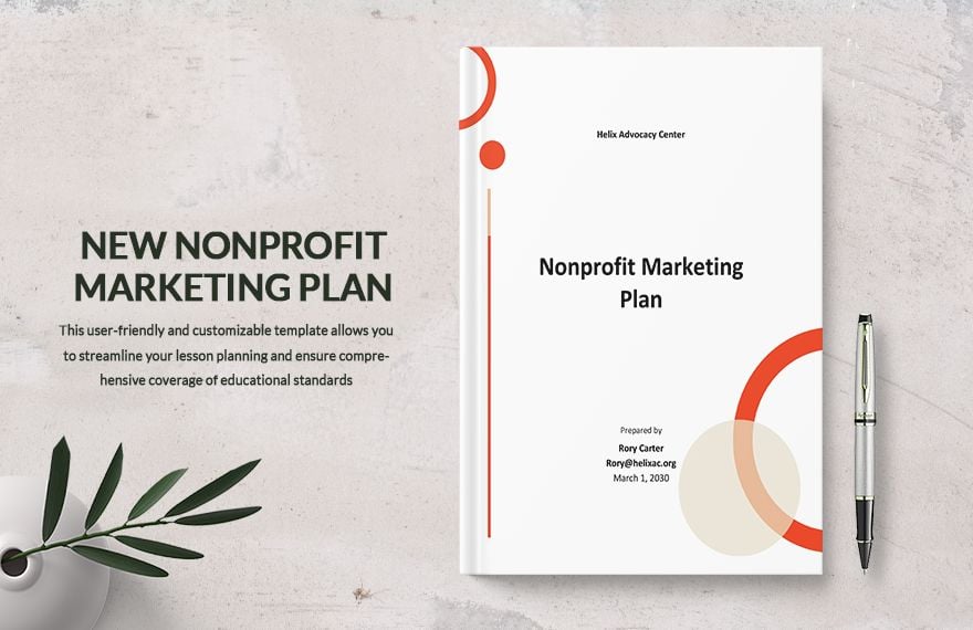 NEW Nonprofit Marketing Plan Template