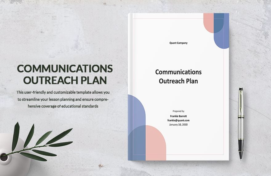 Communications Outreach Plan Template