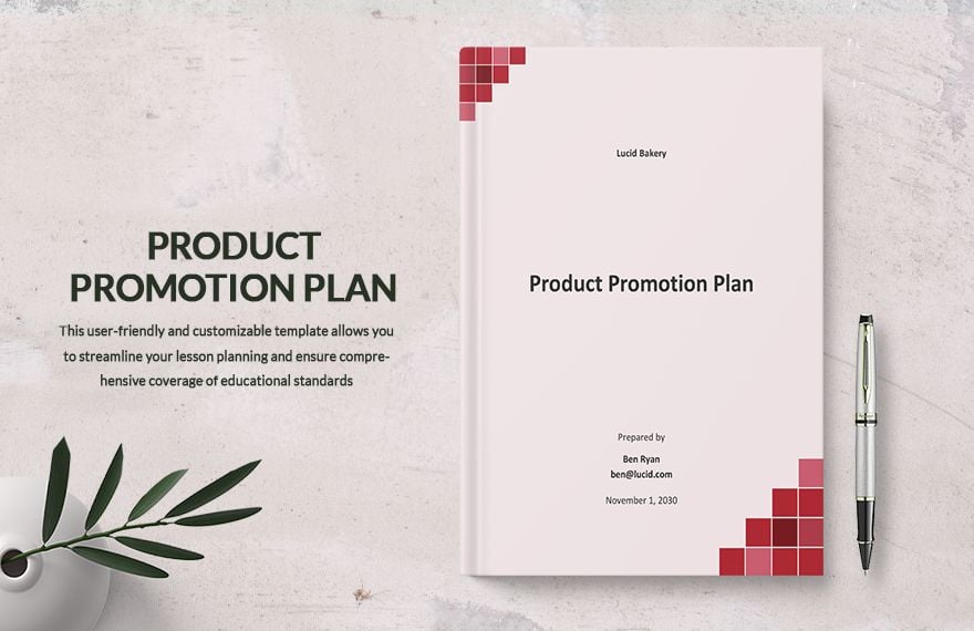Product Promotion Plan Template